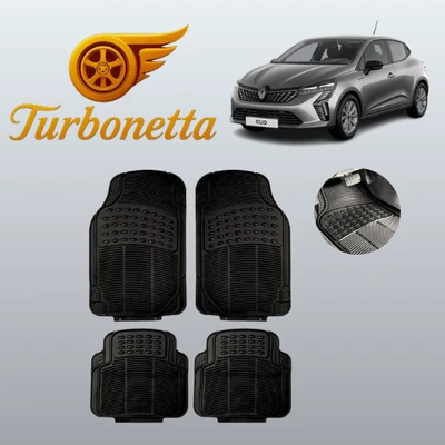 Резиновые всепогодные коврики Turbonetta на заказ для всех Renault 4 шт. - Изображение 1 из 4