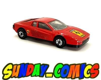 Vintage 1986 Matchbox Red Ferrari Testarossa 1:64 Die-Cast Toy Car Macau Casting - Image 1 of 4