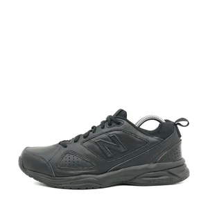 New Balance Herren 608v5 Turnschuhe Schwarz Leder Low-Top Serie Sneaker EU 41 - Bild 1 von 9