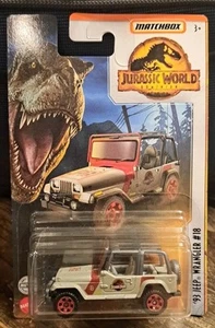 Matchbox '93 Jeep Wrangler #18 Jurassic World Dominion 2022/ New - Picture 1 of 3