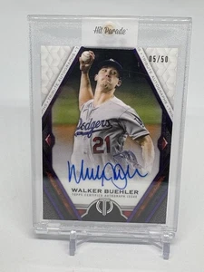 2021 Topps Tribute Walker Buehler Purple Auto /50 (E813) - Picture 1 of 5