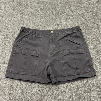 Cabela's Pantalones Cortos Para Hombres 40 Gris Carga Lona Ropa de Trabajo Bolsillos Exterior Pesca Caminata Foto 1 de 4