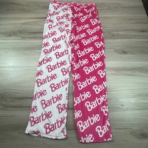 Barbie Pigiama Pantaloni Donna Taglia S Logo All Over - Foto 1 di 10