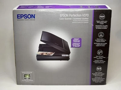 Epson Perfection V370 Photo Color Scanner 4800dpi USB Flatbed Film Holder - Image 1 of 4