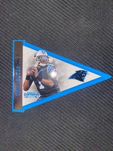 2015 Panini Contenders - Pennants #P28 - Cam Newton Carolina Panthers NFL - Bild 1 von 2