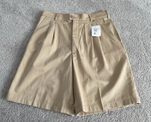 Bogner $150 NWT Beige High Waist Bermuda Shorts Women's Size 10 - Picture 1 of 10
