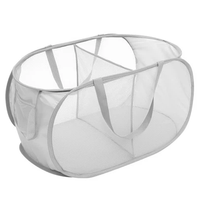  Zusammenklappbare Wäschekörbe Wäsche-Organizer Weiden Wäschekorb - Bild 1 von 4