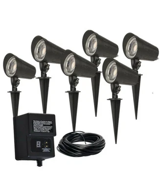 6-Pack Harbor Breeze 5-Watt Low Voltage LED Spot Light Kit w/Transformer & Cable - Image 1 of 4