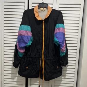 Vintage 80’s Windbreaker Jacket Preowned Medium  - Picture 1 of 14