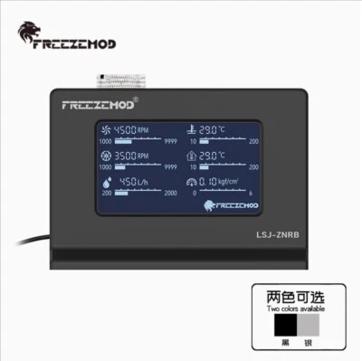 FreezeMOD Water Flow meter Digital Indicator Thermometer PWM pump governor unit - Image 1 of 4