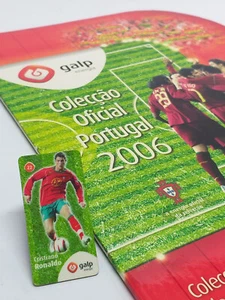 RARE GALP COLLECTION 2006 WORLD CUP Album w/ CRISTIANO RONALDO Magnet Card #22 - Picture 1 of 12