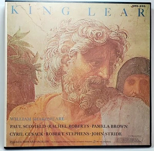 William Shakespeare The Tragedy of King Lear 4 vinyl LP boxset (1965)~Near Mint! - Imagen 1 de 10