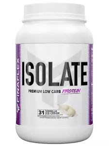 FinaFlex Protein Isolate Low Carb Zero Sugar Powder Choose Flavor 30 Servings - Picture 1 of 6