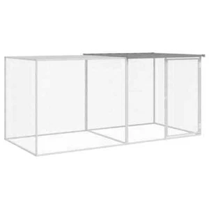 Outdoor Chicken Coop Large Backyard Hens Rabbit Cage Hutch Run Roof Cover House - Picture 1 of 8