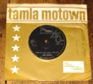 MARV JOHNSON ~ BAD GIRL b/w I MISS YOU BABY ~ SIGNED UK TAMLA MOTOWN 7" 1969 - Picture 1 of 8