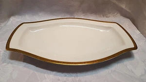 π Hutschenreuther Selb LHS β Porzellan Fleischplatte mit Goldrand π - Picture 1 of 5