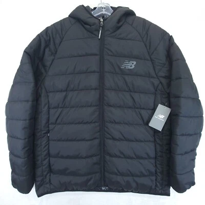New Balance Men's Puffer Quilted Black  Tech Jacket Water Resistant Size 2X - Image 1 of 4