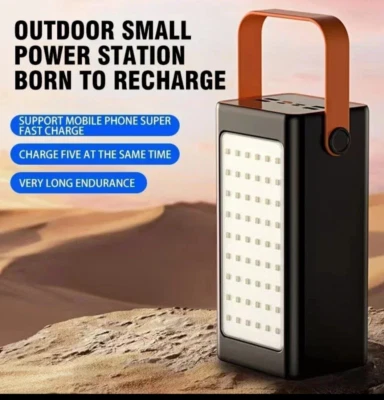 50000mAh Portable Power Bank USB-C 8 Port Charger Battery Backup Power Supply - Image 1 of 4