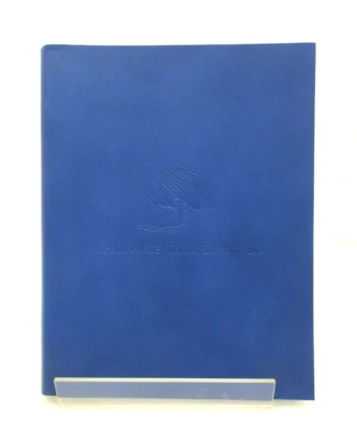 Journal 9" Leather Softcover Levenger 224 Lined Pages Blue - Image 1 of 4