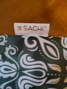 Sachi Insulated Cooler Grocery Lunch Work Tote Hunter Green Paisley Pattern - Picture 1 of 2