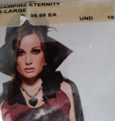 Fantasia Feminina Eternity Vampire - Underwraps - Tamanho Extra Grande - Halloween - Imagem 1 de 4