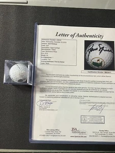 Masters Champion Jack Nicklaus Signed Masters Golf Ball JSA COA - Picture 1 of 2