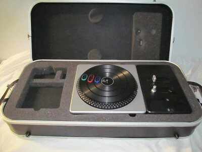 Беспроводной контроллер проигрывателя DJ Hero для Xbox 360 с жестким корпусом работает - Изображение 1 из 4