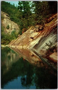 Tallulah Point Georgia, Dead Man's Hole, Quiet Pool, Hurricane Falls, Postcard - Picture 1 of 2