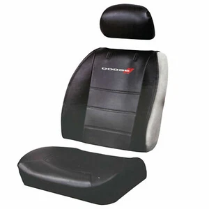 New Dodge Vinyl Seat Cover Side less 3 Pc Design Licensed Single - Picture 1 of 2