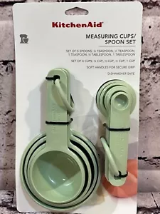 Kitchenaid Pistachio Measuring Cups & Spoons KQ475OHPIA NEW! - Picture 1 of 2