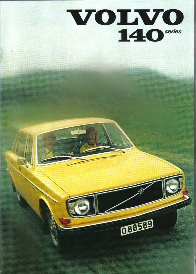 Volvo 144 & 145 DL GL 1971-72 Original UK Sales Brochure Pub. No. RSP/PV 11/2-71 - Image 1 of 1