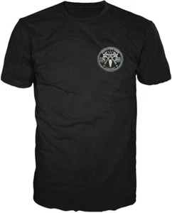 T-shirt ufficiale Winchester teschio di cervo e caccia riffle - Foto 1 di 12