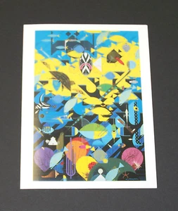 Charles/Charley Harper Notecards "Coral Reef" 4 Pack w/Envelopes - Picture 1 of 2