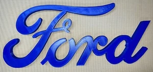 Ford Wall Art Logo Garage 3D Printed - Multiple Colors - Picture 1 of 16