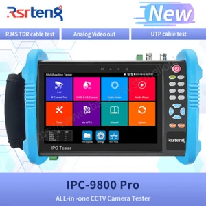 Rsrteng 7" 8K CCTV Camera Tester Network tester Cable Test tool IPC-9800 Pro US - Picture 1 of 13