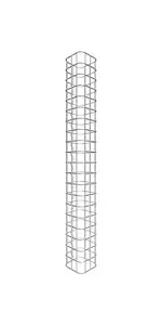 Gabionensäule eckig, verzinkt, Steinkorb, Säule, Garten, Zaun, Deko - Bild 1 von 75