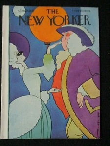 Vintage New Yorker Magazine January 23 1932 - Rea Irvin cover art - Picture 1 of 4