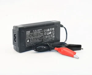 Intelligent Smart Charger 14.4V 3A Crocodile Clips for SLA 12V Lead-Acid Battery - Picture 1 of 12