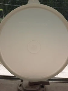 Tupperware Replacement Lid Seal Only 227 Frosted White Clear Sheer C Tab - Picture 1 of 2