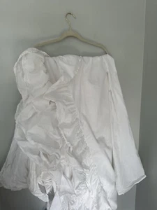 Pottery Barn Rock Bett Mädchen weiß Baumwolle Rüschen Twin - Bild 1 von 8