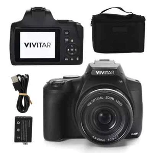 Vivitar 4K UHD 10X Optical Zoom Digital Camera / 64MP / 32 GB SD / Case - Picture 1 of 9