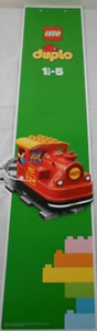 LEGO 2018 DUPLO TRAINS 32'' PROMOTIONAL SHOP DISPLAY DOUBLE SIDE BANNER AWESOME - Picture 1 of 10