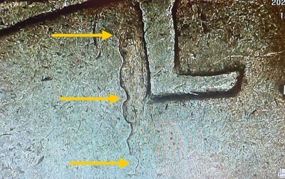 1967 Washington Quarter Error. Delamination Obv. Defective Planchet. WQ-008 - Image 1 of 4