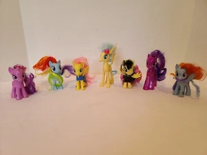 Lot Of 7 Mixed Loose My Little Pony MLP - Picture 1 of 12