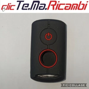BUMPER CUSTODIA PIASTRINA YAMAHA XMAX 125 300 400 2017  NERO TASTI ROSSI - Imagen 1 de 5