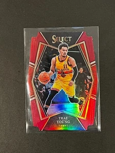 Trae Young - 2021-22 Select Maroon Prizm Refractor SP #064/175 Premier Die Cut - Picture 1 of 2
