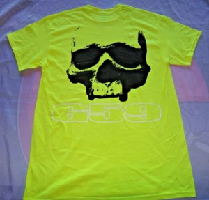 G59 $UICIDEBOY$ MERCH GREYDAY 2024 NEW ZEALAND T-SHIRT NEON GREEN M - Picture 1 of 3