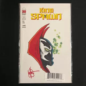 Arte en blanco King Spawn #9 de Ken Haeser arte original con certificado de autenticidad - Imagen 1 de 1