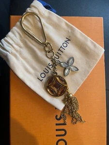 Louis Vuitton LV Tortoise Shell Resin Insolence Key Holder Ring Bag Charm  - Picture 1 of 7