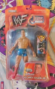 2001 WWF WWE Kurt Angle Wrestling Figur MIP Signature Jams Entrance Music TNA - Bild 1 von 13